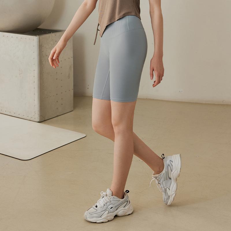 Other - レディース ハイウエスト ヒップ リフティング ヌード ヨガ パンツ レディース ランニング スリム スポーツ ショーツ ピラティス トレーニング フィットネスパンツ