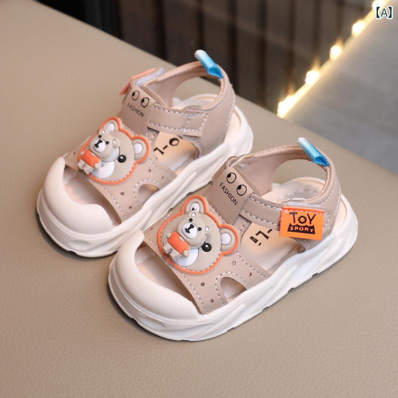 ベビー キッズ シューズ スポーツ サンダル 夏 赤ちゃん 男の子 通気性 靴 女の子 滑りにくい 幼児 ソフト ソール 軽量