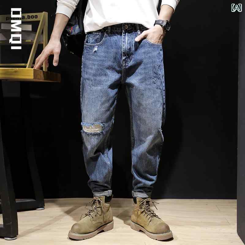 ジーンズ 冬 メンズ デニム ロングパンツ ストレート カジュアル ストリート おしゃれ 着やい 動きやい 快適 イベント レジャー アウトドア キャンプ ワーク 作業着 デイリー