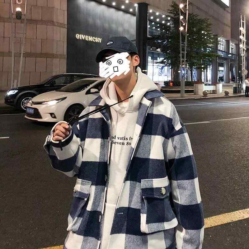 Rakuten - ジャケット メンズ 秋 冬 ウール かっこいい チェック柄 ショート 韓国