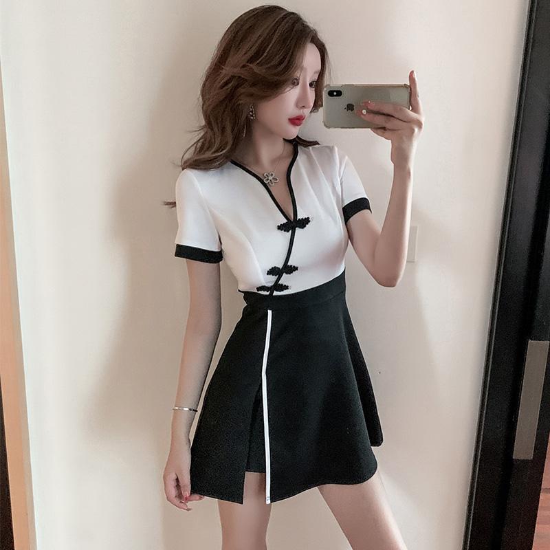 フットマッサージ 店 フットバス ユニフォーム 豪華 エステサロン 制服 ソフト マッサージ スパ スーツ スカート