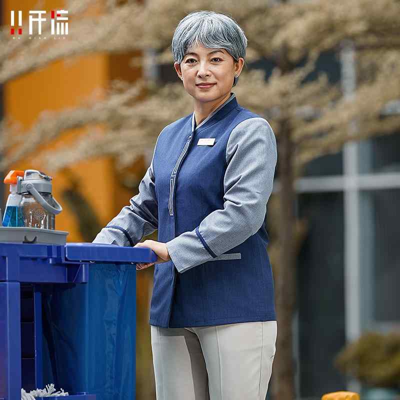 ハウスキーパー 制服 作業服 ジャケット ジャンパー セット ズボン ロング ウエア 作業着 メンズ レディース兼 快適 労働 ユニセックス 夏