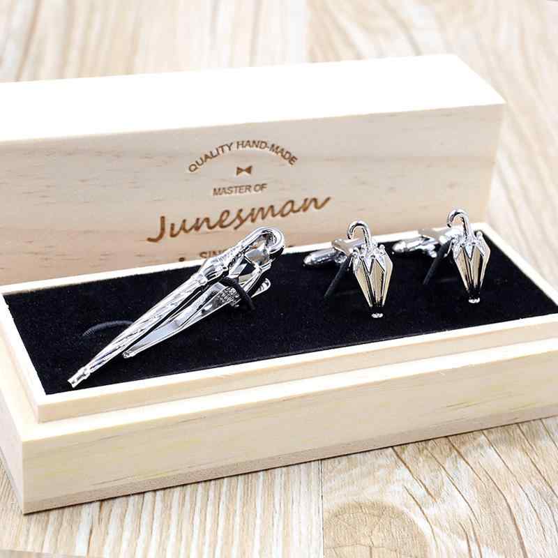 ネクタイ メンズ フォーマルファッション セレモニー メンズ ネクタイ クリップ カフス メンズビジネス 会議 結婚式 英国 傘 セット 父の日