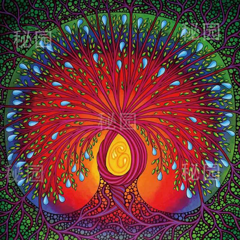 タロットクロス tarot 神秘 祭壇布 占い フランネル 生命の木 テーブルクロス セレモニー 布 写真の背景 スピリチュアル