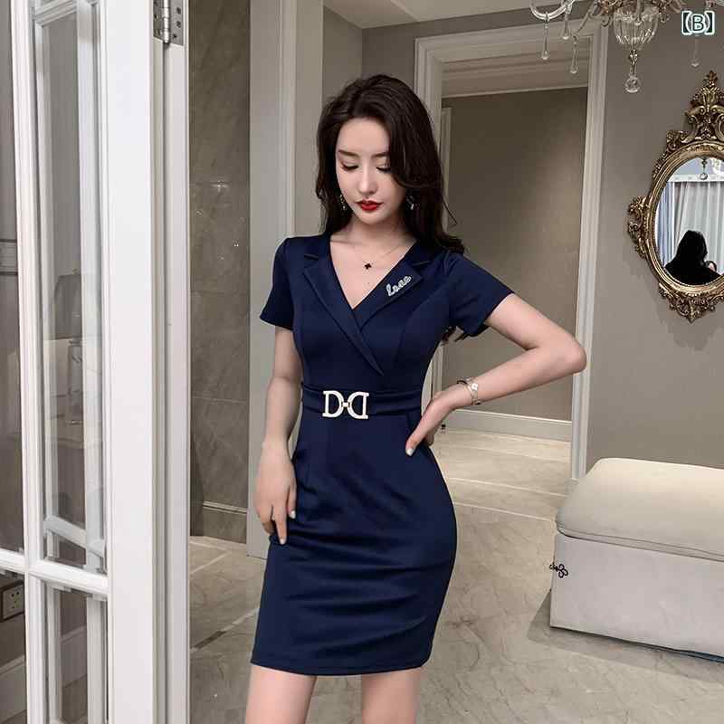 キャバドレス パーティー ミニスカート スリム 接客 ラウンジ キャバ 夜の蝶 アゲハ 衣装 ワンピース セクシー 魅惑 艶やか アーバン スタイリッシュ レディース