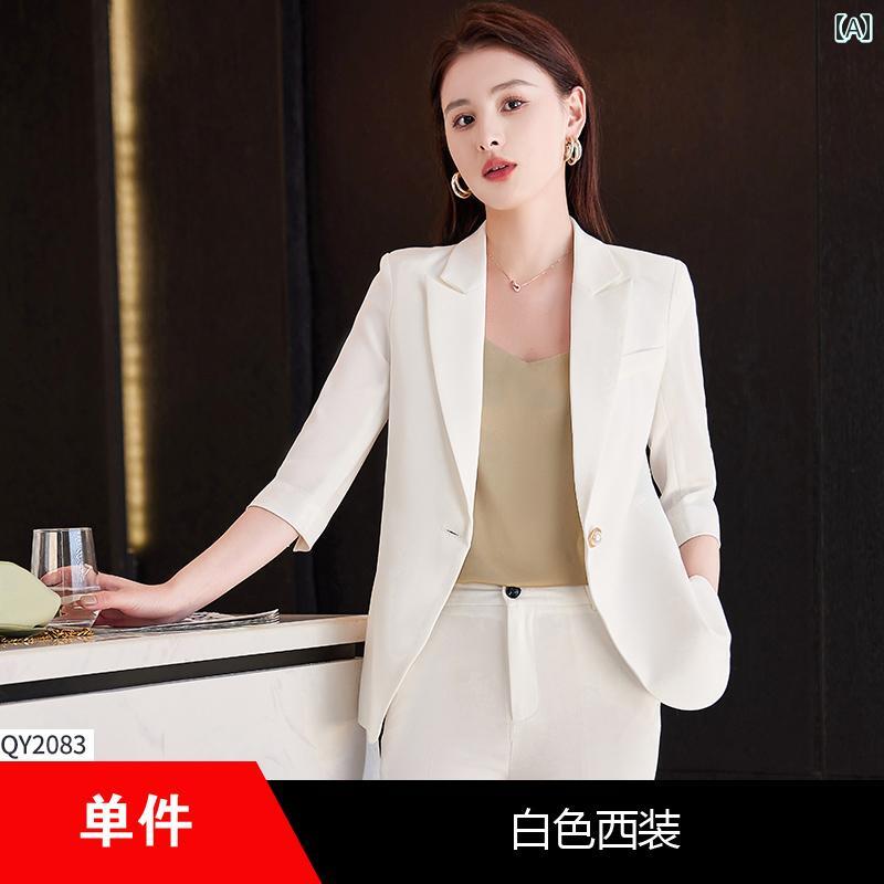 春秋 レディース スーツ ジャケット パンツ おしゃれ きれいめ 上品 豪華感 アップ 通勤 仕事 ビジネス オフィス 衣装 ビジネス 会食 フォーマル 面談 参観日 韓国