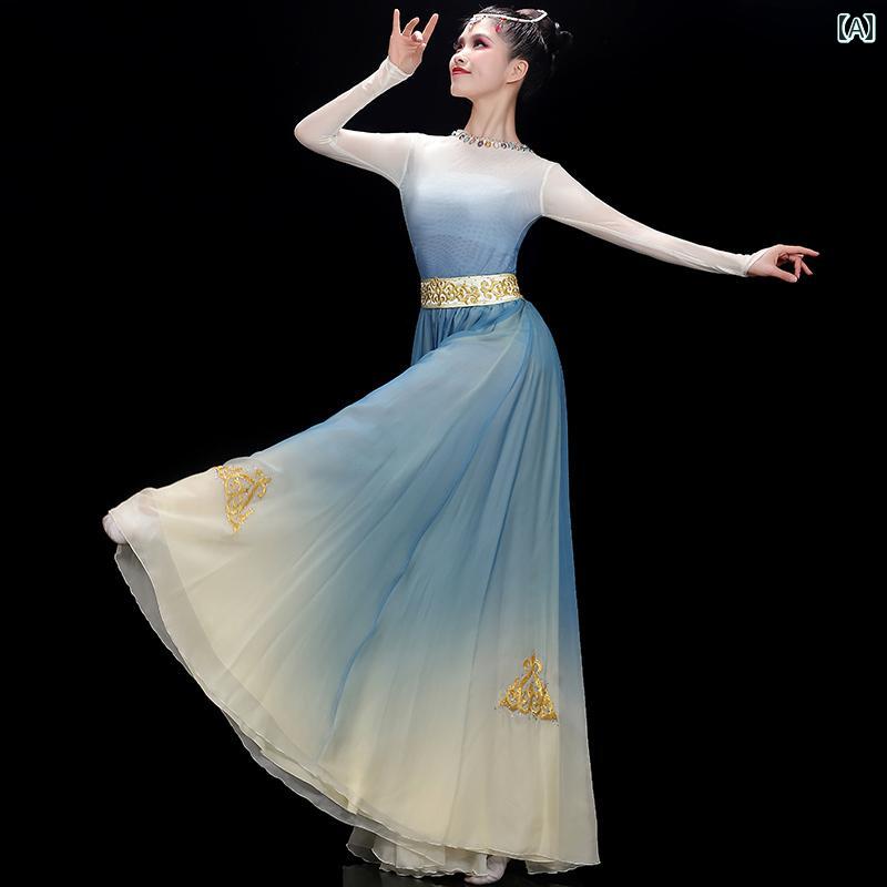 ダンス 衣装 レディース 民族 ウイグル族 舞踊 芸術 歌 衣装 オープニングダンス ポリエステル レディース スイングスカート エスニック 試験