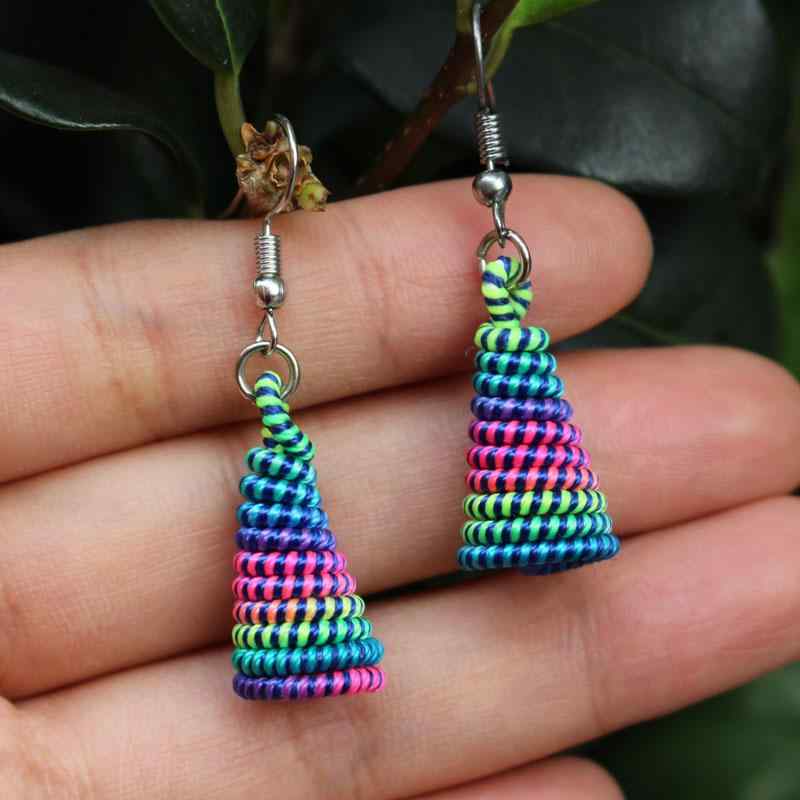 ピアス 民芸品 カラフル アクセサリー 装飾品 かわいい エスニック ゴージャス 雑貨 小物 アンティーク..