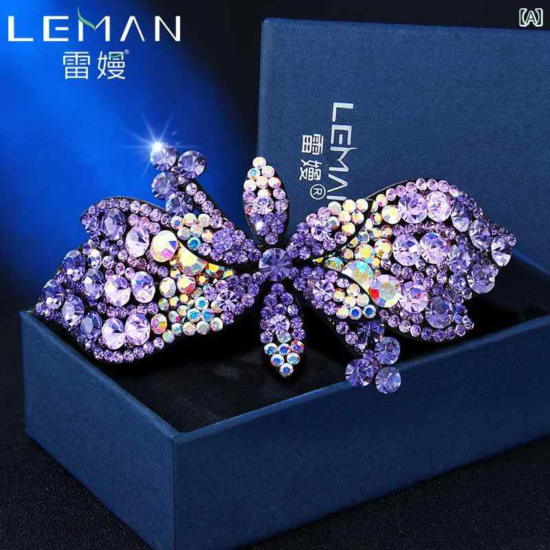 髮飾 - ヘア クリップ バレッタ ヘアアクセサリー 頭飾り おしゃれ 上品 シンプル ファッション ヘアアレンジ レディース ライフアイテム デイリー