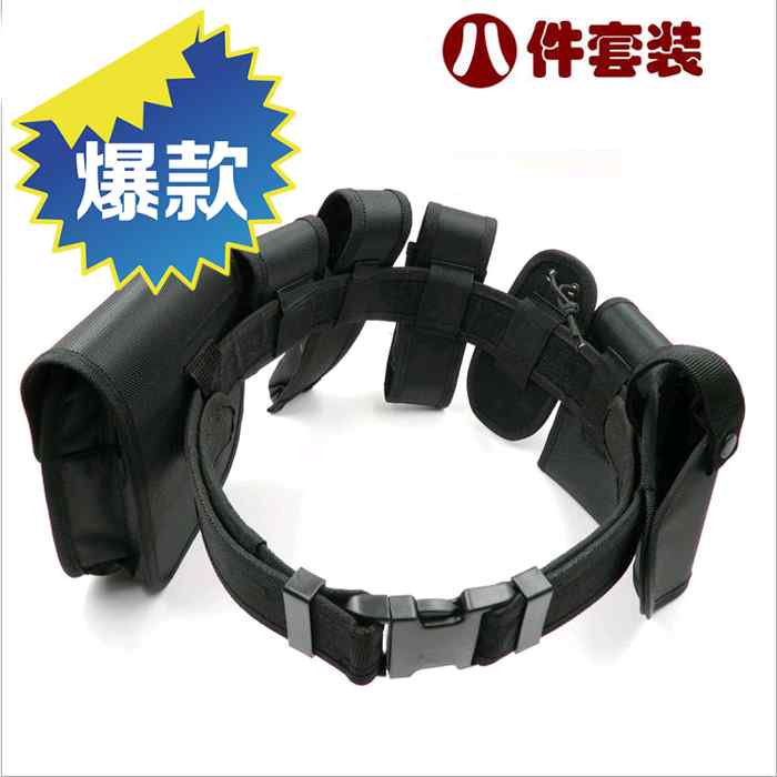 ベルト作業 ブラック ナイロン ワーク キャンバス アウトドア ベルト セキュリティ ベルト マルチポケット