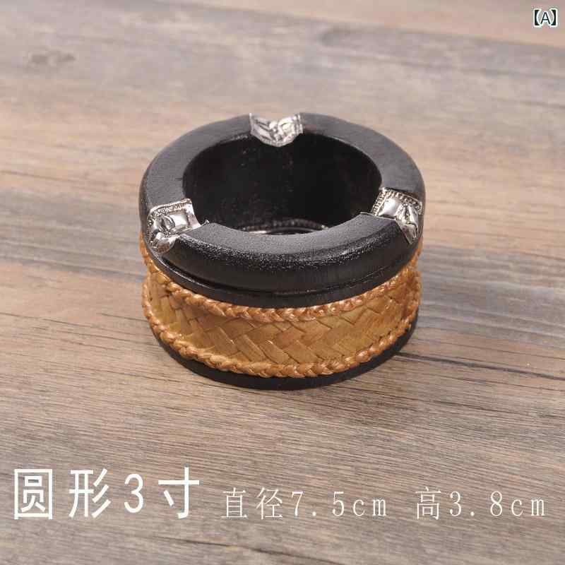 灰皿 木 タイ アジアンテイスト エスニック ホーム インテリア オフィス デスク 卓上 シンプル ナチュラル