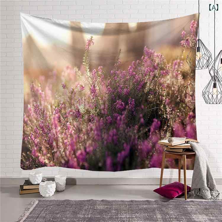 Rakuten - タペストリー 美しい 壁 装飾 背景 壁紙 布 モチーフ 柄 芸術 写真撮影 吊り布 おしゃれ インテリア レイアウト 北欧