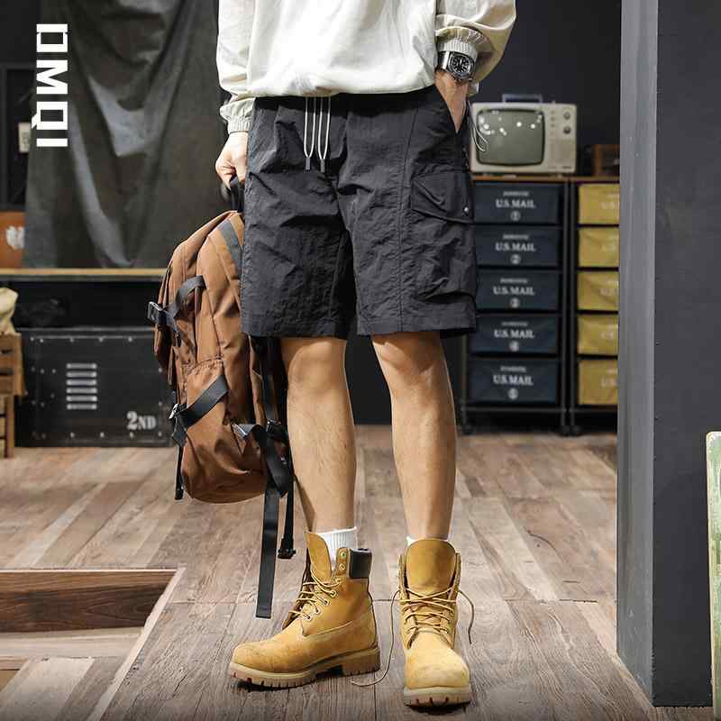 メンズ ハーフパンツ 夏 薄手 ひんやり 涼しい 快適 五分丈 カーゴ ショーツ ゴムウエスト アメリカ ファッション ゆったり オーバーサイズ 速乾 ミドルパンツ メンズ 楽ちんパンツ アウトドア