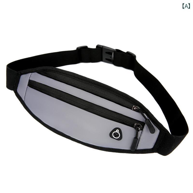 メンズ レディース 防水 ランニング バッグ ポーチ 薄型 スポーツ ウエスト 携帯電話 スマホ 個人用 ア..