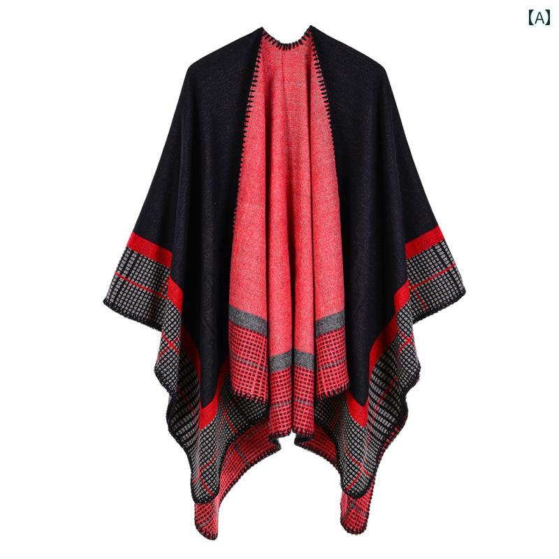 レディース ショール おしゃれ スカーフ 暖かい 秋冬 マント
