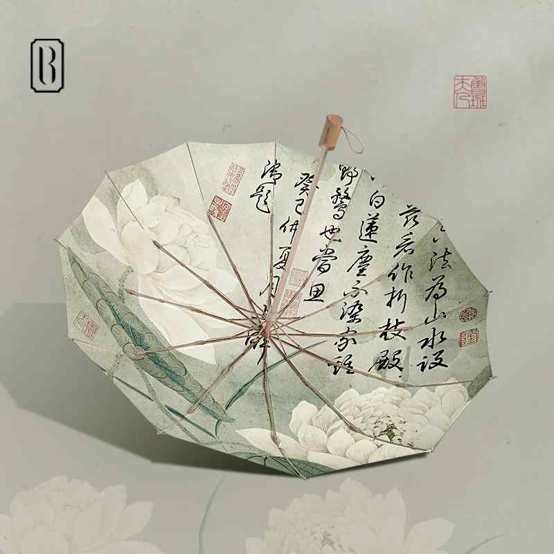 傘 晴雨兼 レディース 折りたたみ傘 軽量 小型 傘 レトロ レディース チャイナ風 書道 傘 日焼け防止 U..