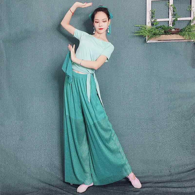 クラシック ダンス 衣装 レディース レトロ ダンス 夏 パンツ トップス オリエンタル パフォーマンス ..