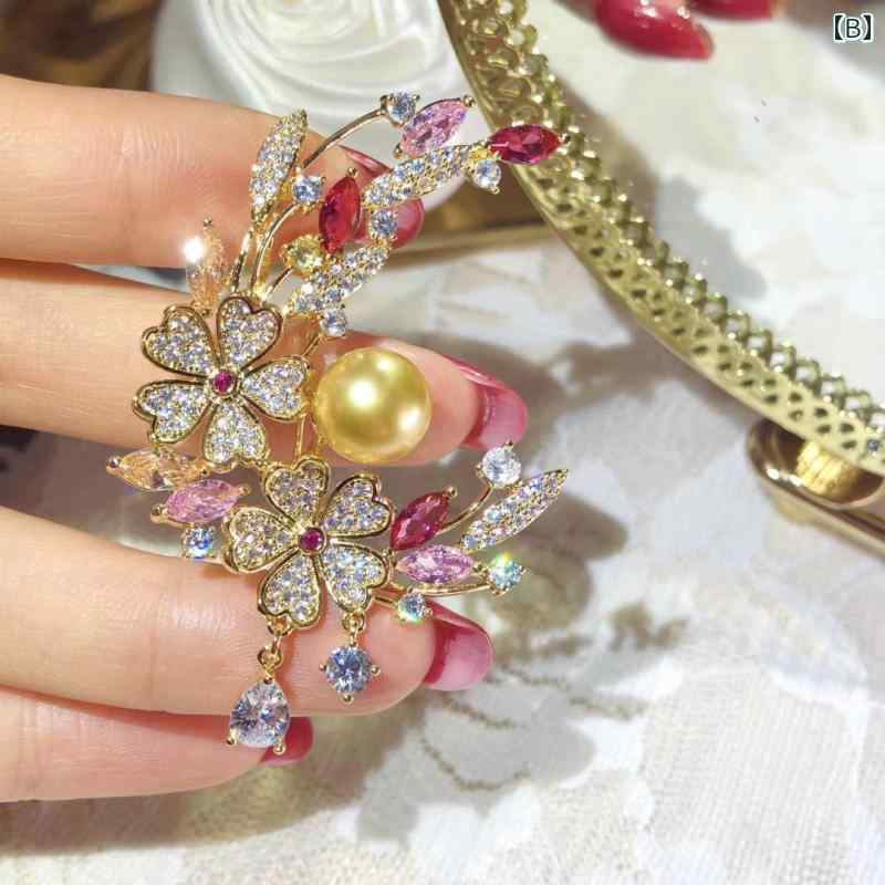 レディース アクセサリー DIY ※パールなし 空ホルダー 半完成品 パール ムーン ブ...