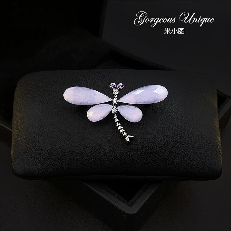 ブローチ レディース 心地 美しさ レトロ 精巧 トンボ スーツ セーター ピン レディース ファッション 装飾品