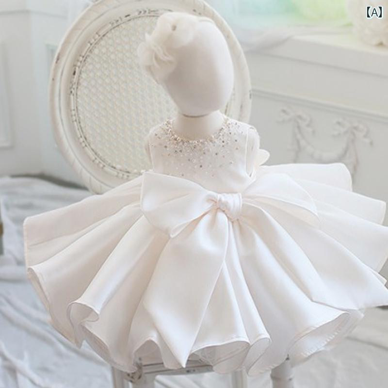 Other - 夏 女の子 子供 ウェディングドレス プリンセス ドレス フラワーガール 女性 結婚式 春 赤ちゃん 最初 誕生日 高級感 西洋 ガールズ