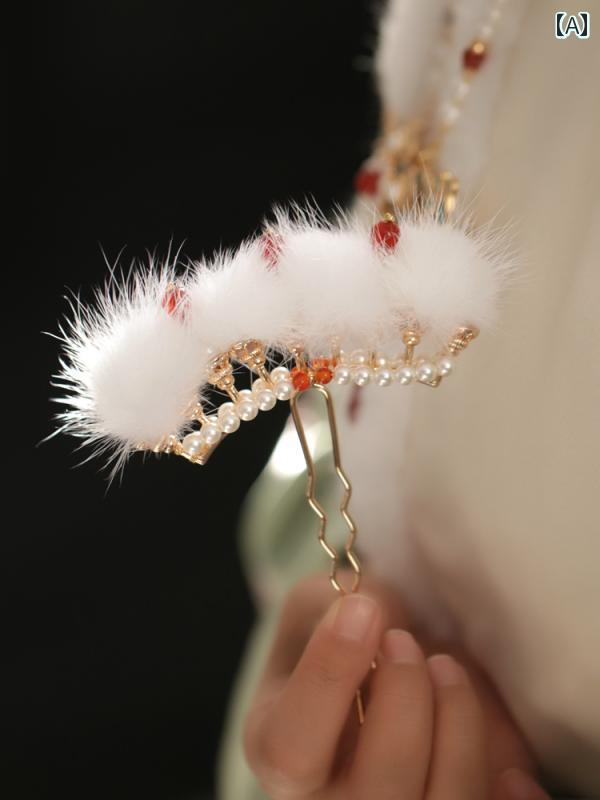 ヘア アクセサリー レトロ アンティーク エスニック 小道具 ゴージャス 衣装 アジアンテイスト 漢服 ア..