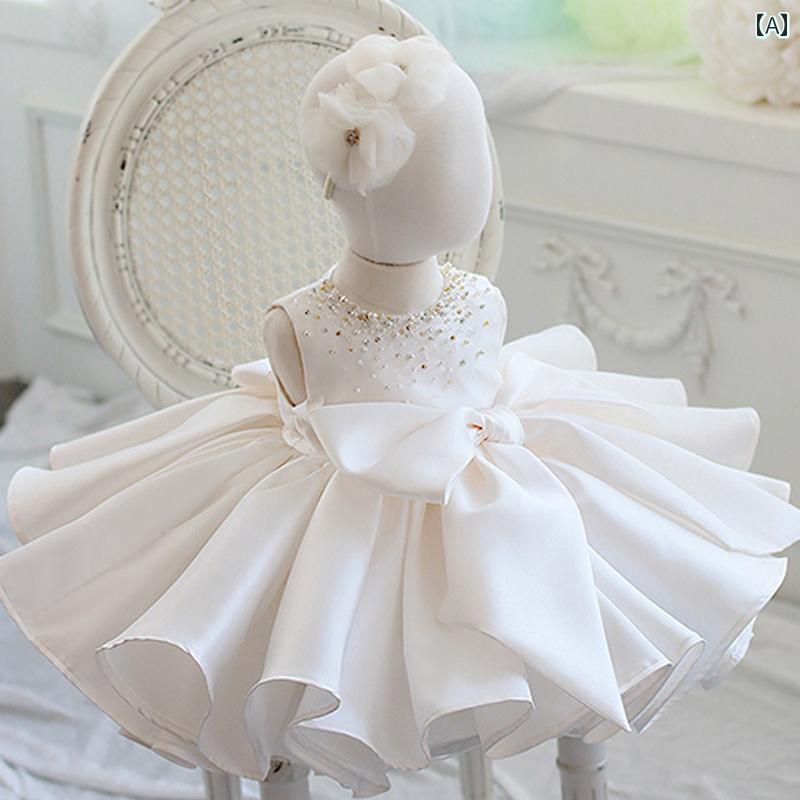 ドレス 女の子 ベビー 1歳 子供 プリンセス ベビー スクラッチ ウィーク ベビー ふわふわ ガーゼ ガー..