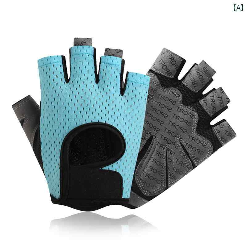 スポーツ グローブ 春夏 レディース アウトドア 登山 滑りにくい ハーフフィンガー スピニング バイク 通気性 速乾 フィットネス