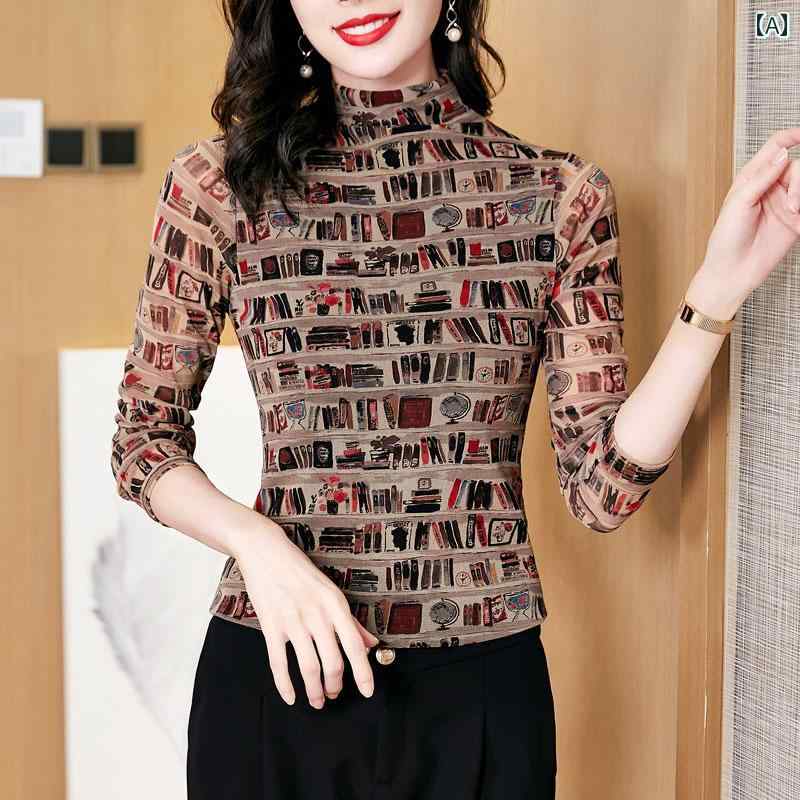 レディース トップス シャツ ブラウス Tシャツ 長袖 春秋 上品 おしゃれ ママ スタイリッシュ お呼ばれ オフィス 学校行事 快適コーデ