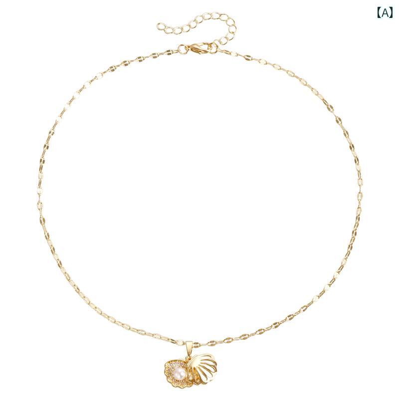 レディース ネックレス チェーン ビーチ プール ビキニ 水着 アクセ アメリカン ジュエリー ファッショ..