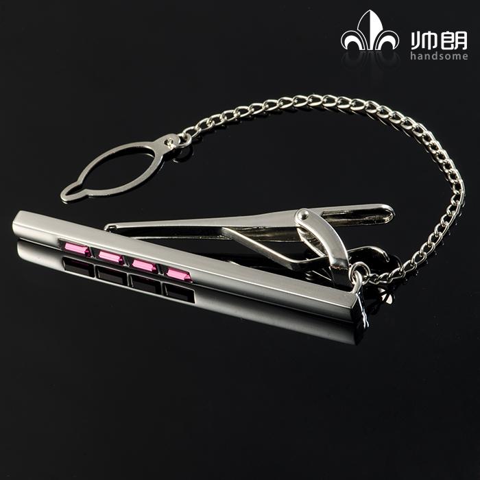 カフス ボタン スーツ アクセサリー おしゃれ シンプル シルバー メンズ ネクタイ クリップ 新郎 ウェディング 青 紫 象嵌 チェーン