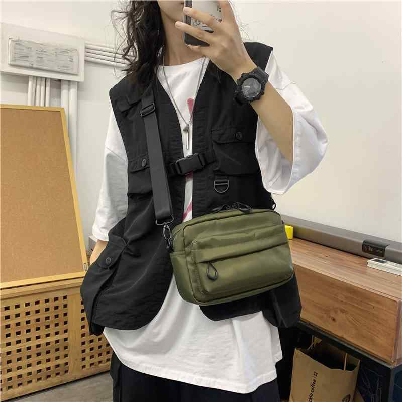 ショルダーバッグ メンズ シンプル クロス ボディバッグ 防水 軽量 小型 バック パック 女性 イン ストリート ファッション 学生