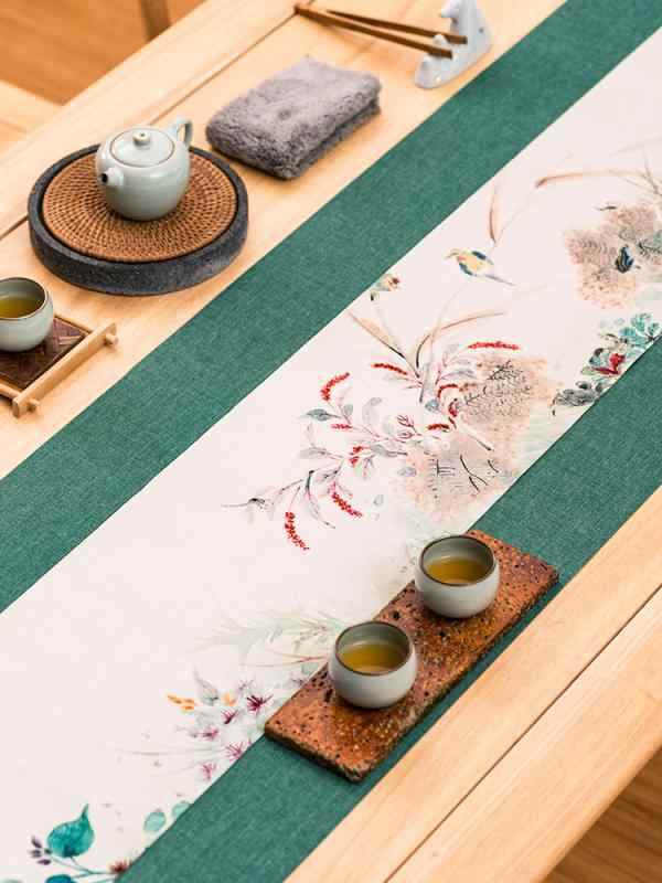 テーブルランナー レトロ テーブルクロス ランチョンマット 中国風 防水 食器 シート 雑貨 小物 装飾品 配膳品 テーブルセンター 道具 レトロ