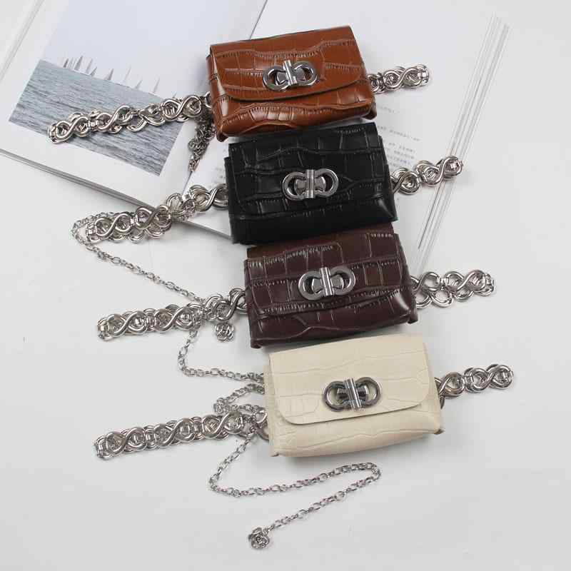 ベルト アメリカ レディース ファッション アクセサリー オールシーズン ベルト ウエスト バンド ミニ メタル チェーン バッグ