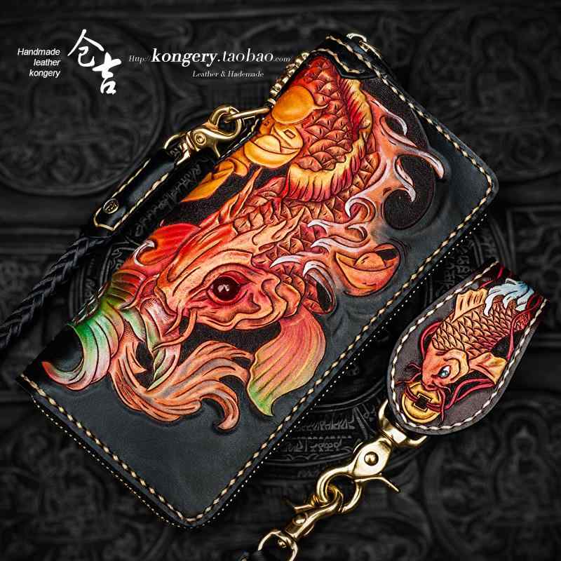 楽天市場】カービング（テイスト（ファッション）レトロ）（メンズ財布