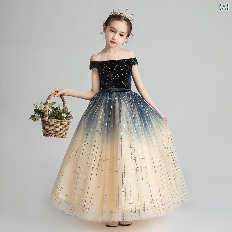 キッズ 子供服 女の子 フェアリー ドレス かわいい おしゃれ 韓国 着やい プリンセス お祝い セレモニー 式典 祝賀 撮影 発表会 パーティー イベント 結婚式 フラワーガール パフォーマンス コスチューム 衣装 アイテム