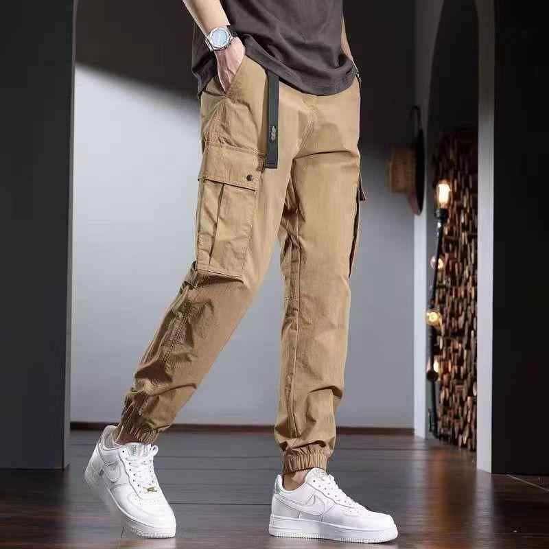 樂天商城 - カジュアル パンツ 夏 レジャー ゆったりタイプ ポケット ロング オーバーオール タイアップ 速乾 カジュアル