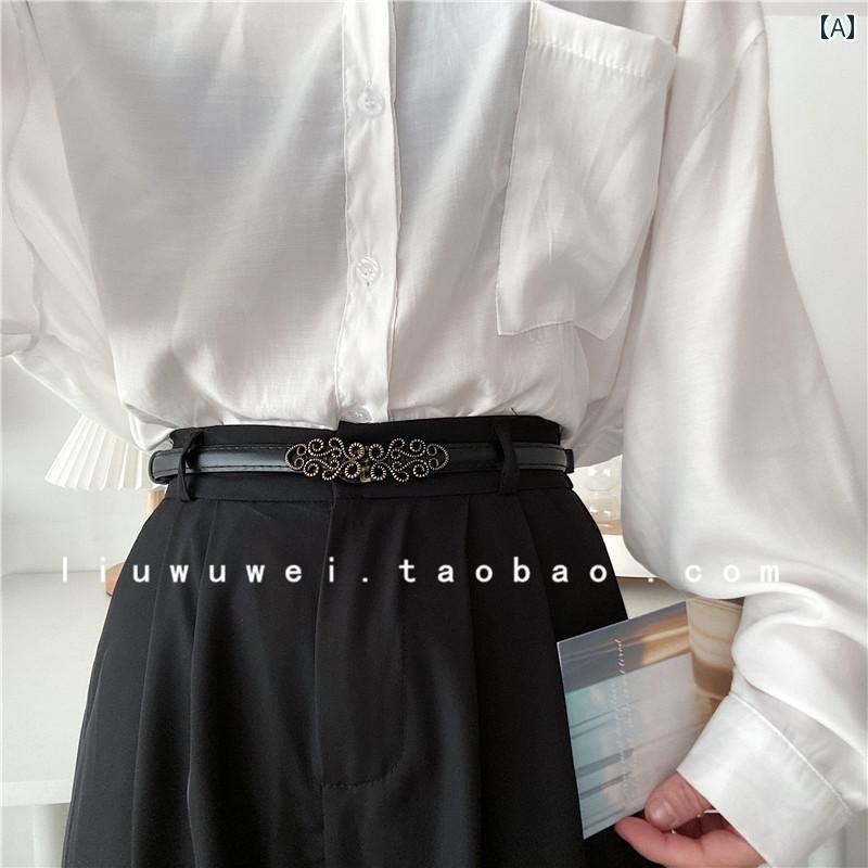 レディース ベルト おしゃれ ウエストバンド 女性用 スーツ 装飾的 ドレス シャツ サマー ガードル スリム用 ウエスト 締め