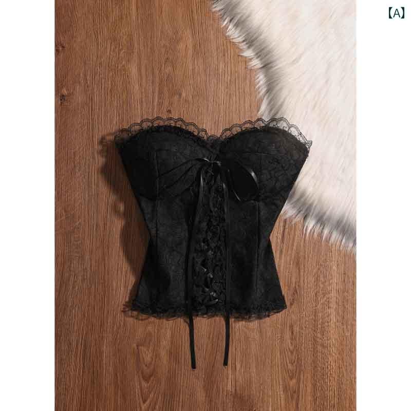 チューブトップ ビスチェ ショート丈 タイトフィット スリム 女の子 トップス モダン セクシー 魅惑 アーバン レディース