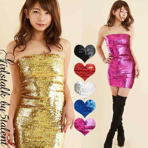 ナイトドレス パフォーマンス 衣装 スパンコール キラキラ ヒップ ハグ ワン ネック ドレス ステージ ..