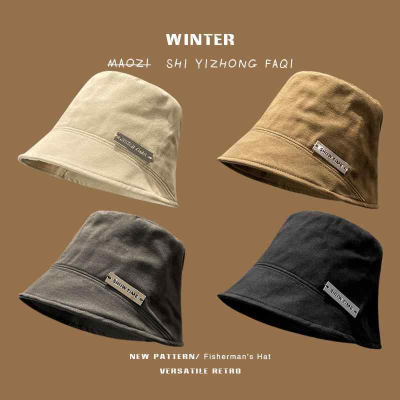 帽子 シンプル文字 帽子 レディース 春夏 メイク 旅行 韓国 バケットハット