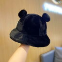 帽子 レディース 秋冬 ファッション エレガント パール かわいい ぬいぐるみ フィッシャーマン ハット レディース 学生 厚手 ファーボール バケット ハット