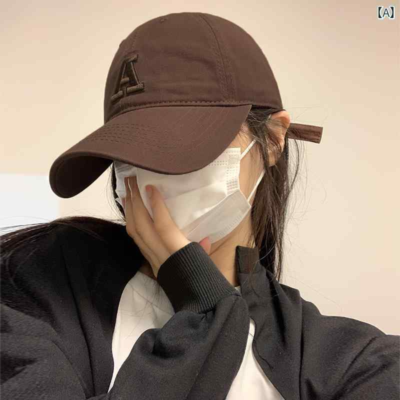 Cap - レディース キャップ 帽子 韓国 UV日差し対策 おしゃれ カジュアル 通気性 快適 ソフト 小顔効果 デート スポーツ イベント フェス レジャー アウトドア 女子会 旅行 快適コーデ