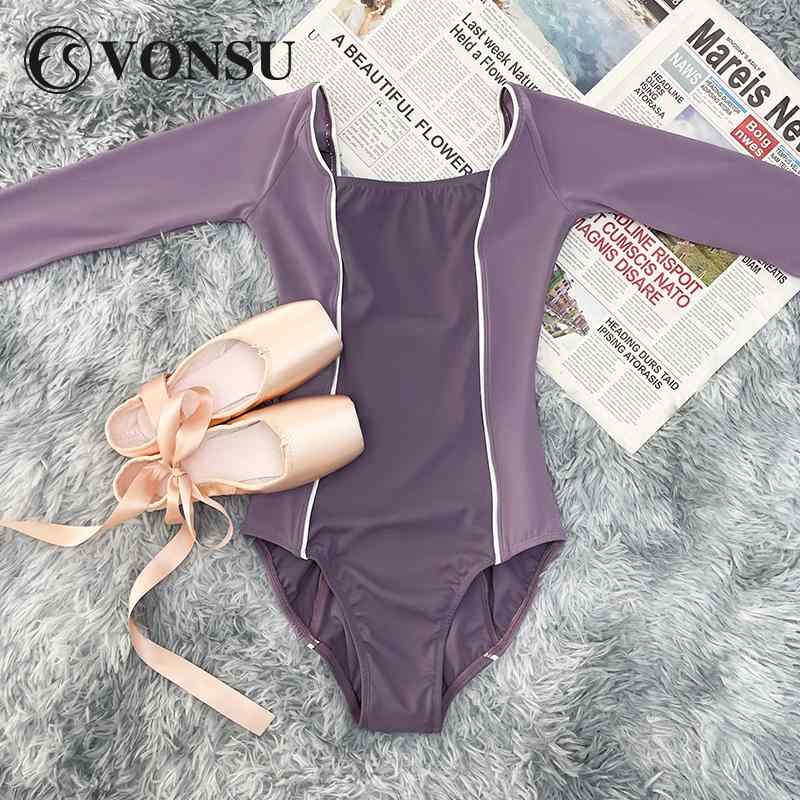 バレエ レオタード スポーツ ボディスーツ 体操服 ウェア レオタード 衣装 練習 ダンス ヨガ フィット..