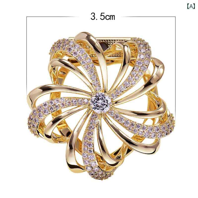 スカーフ バックル おしゃれ スカーフ ボタン 多機能 ブローチ 兼用 コサージュピン アクセサリー コーナー 小さい スカーフ 結び目 バックル