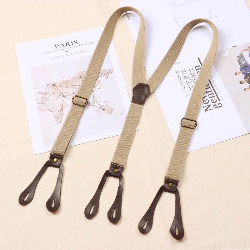 サスペンダー 英国 レトロ カジュアル クリップ 大人 ユニセックス 滑りにくい ベルト パンツ ストレッチ