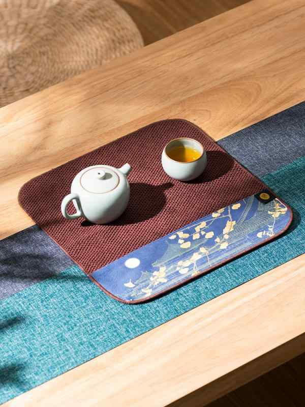 ティーマット ランチョンマット テーブルクロス 吸収性 タオル 食器 シート 雑貨 小物 装飾品 配膳品 テーブルセンター 道具 レトロ コレクション