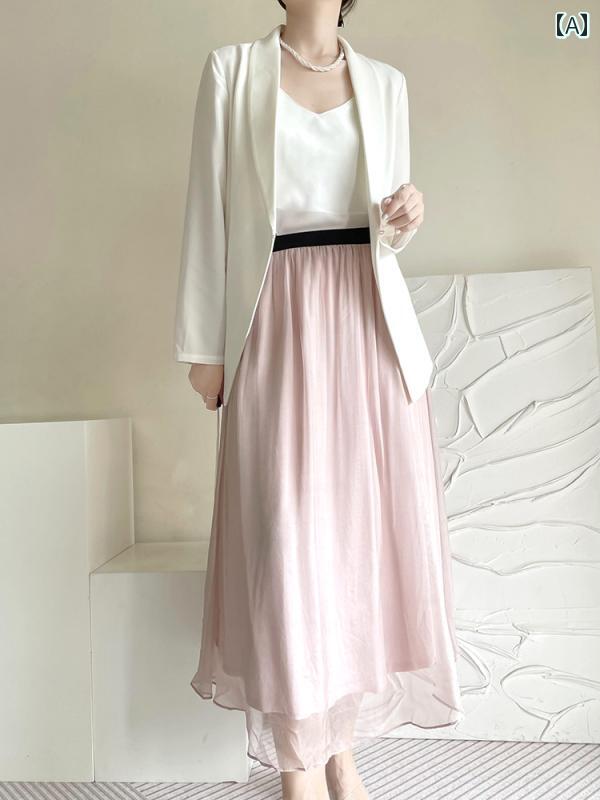 レディース スカート ロングスカート フレアスカート ストレッチ性 シンプル エレガント 通勤 通学 ワークウェア ショッピング レディース ファッション