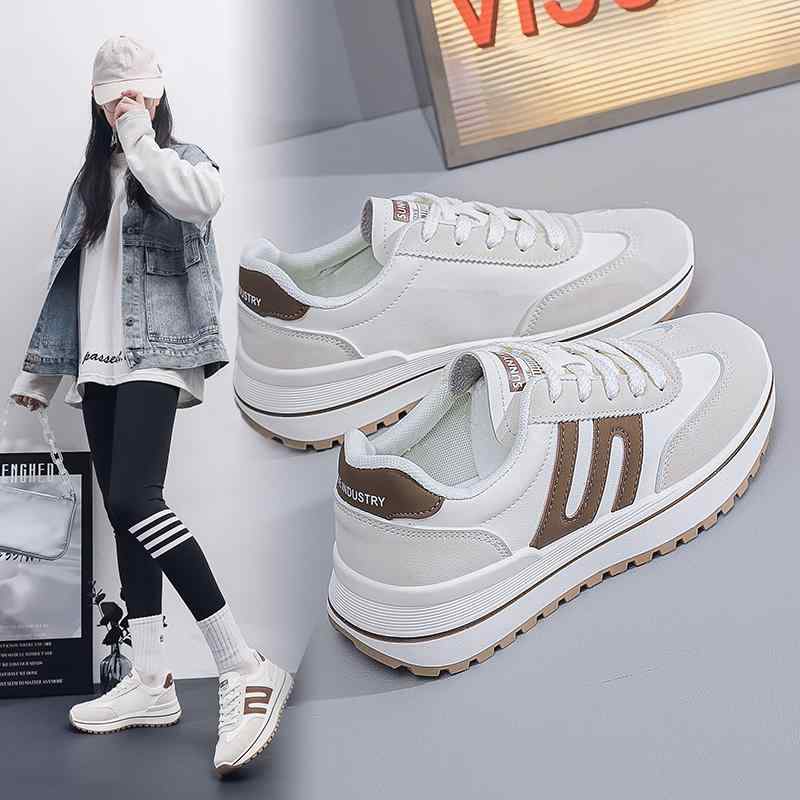 スポーツ シューズ 大 レディースシューズ 秋冬 ランニング スニーカー 高学年 中学生 レディース カジュアル 厚 レースアップ(4.0)