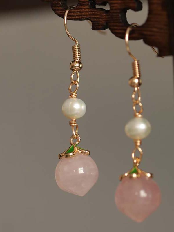 ピアス レトロ アンティーク エスニック 小道具 ゴージャス 衣装 アジアンテイスト 漢服 アクセサリー ピアス ネックレス レディース