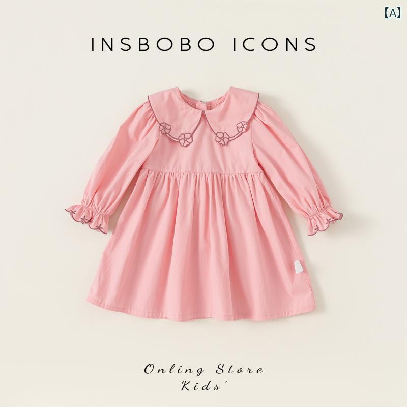 ベビー服 ワンピース ドレス ベスト セットアップ 女の子 春秋 かわいい キュート 普段着 普段使い ベビー品 子供服